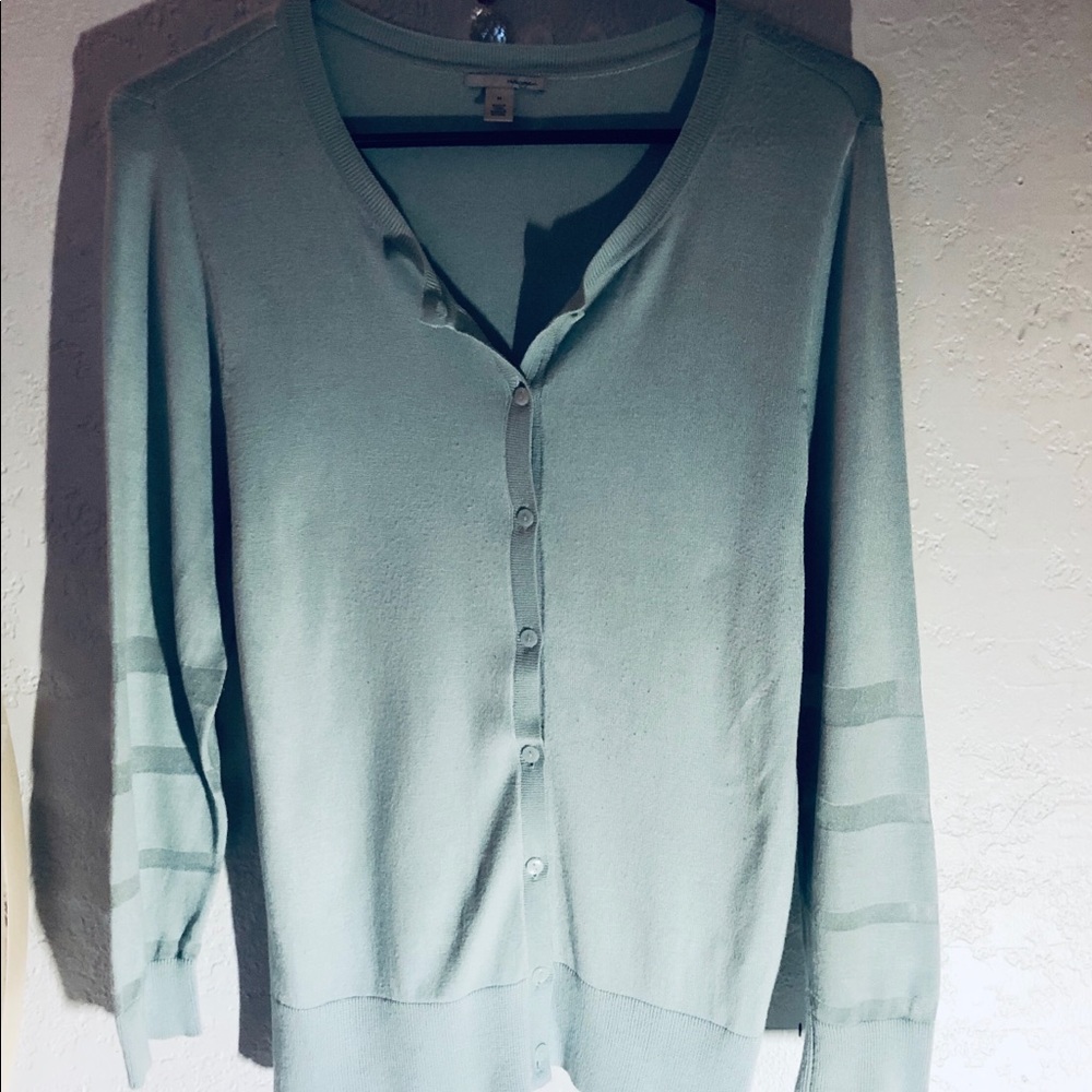 HALOGEN -Womens Button Up Sweater